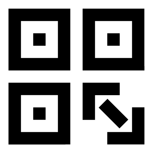 QMenu logo black in light background